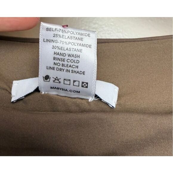 NWT Marysia Swim One Piece Swimsuit Dress in Dark Earth Sz. M - Picture 5 of 8